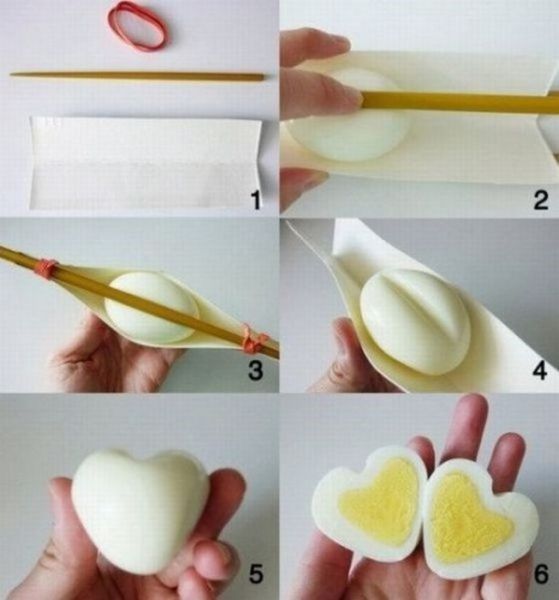 Heart eggs