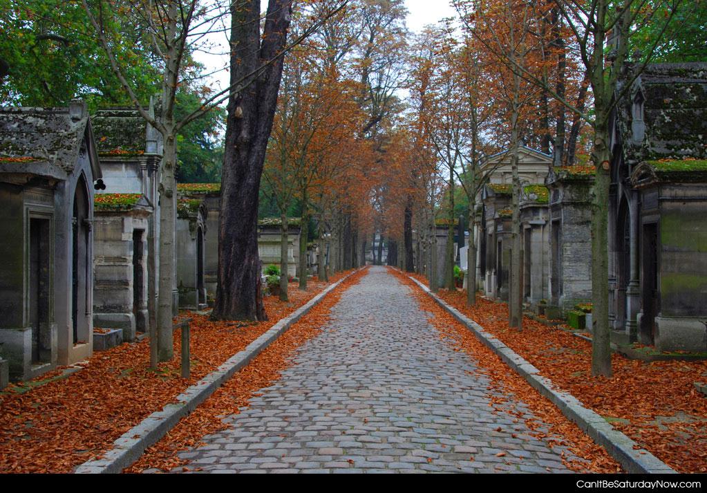 Fall graveyard - creepy and pretty