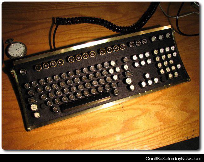 Type board 2 - keyboard that looks like a typewriter