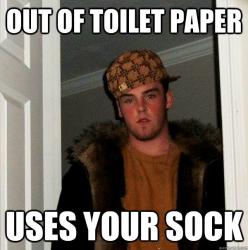 Out of toilet paper 2
