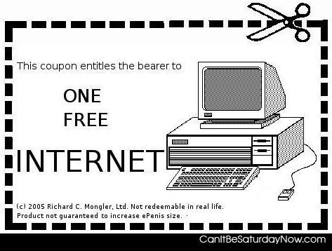 free internet - one for free just for you