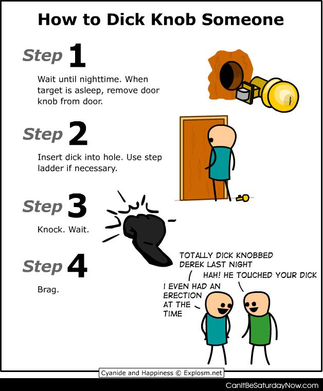 Dick knob - how to dick knob someone