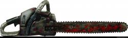 Bloody chainsaw