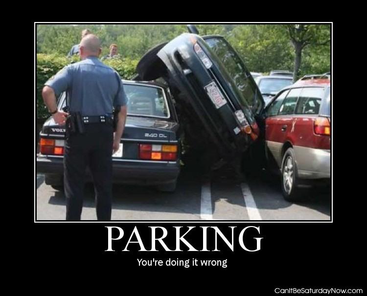 Bad parking 2 - they did it wrong