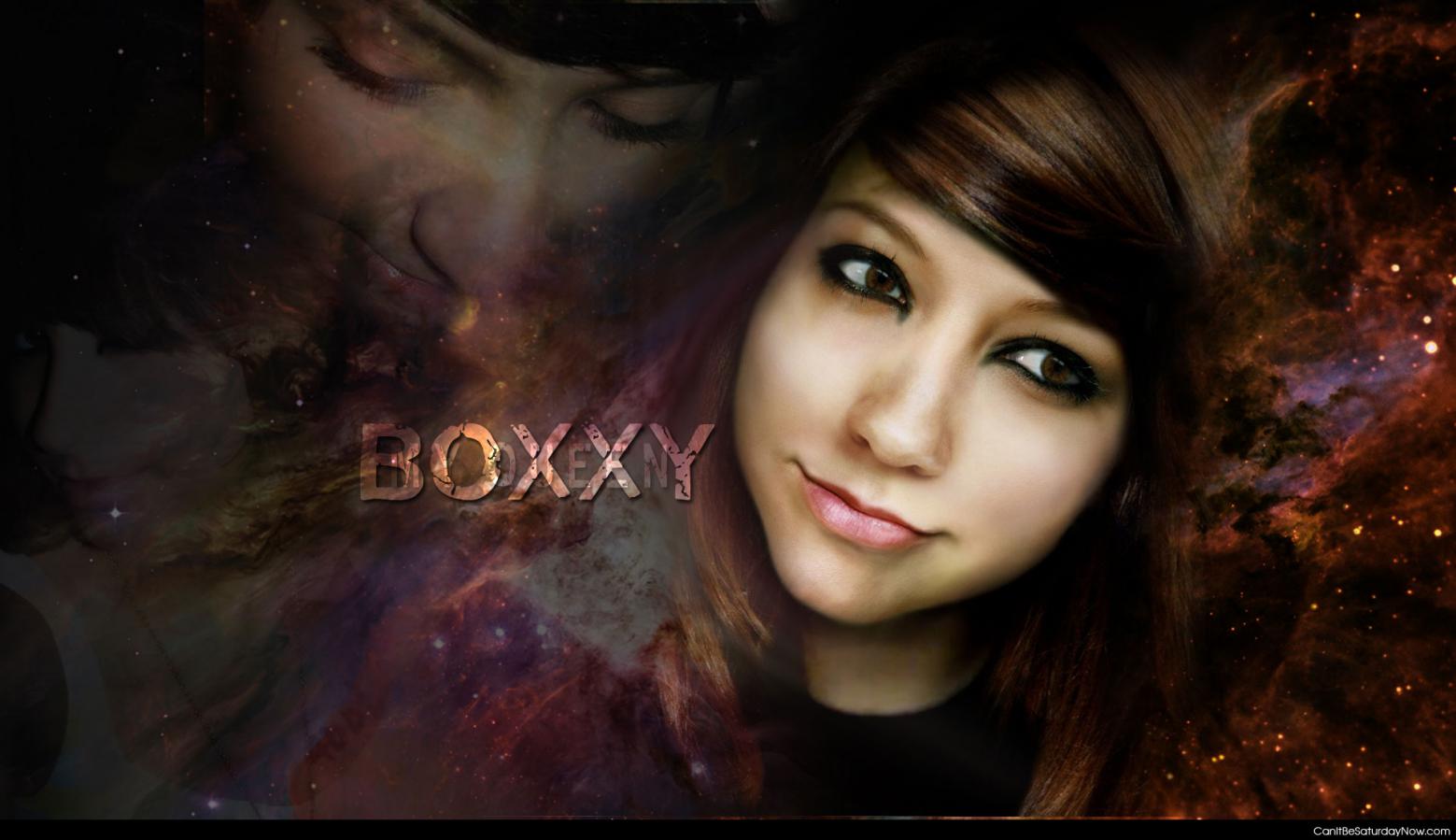 Boxxy space - Background for a boxxy fan