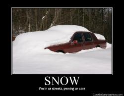 Snow pwn car