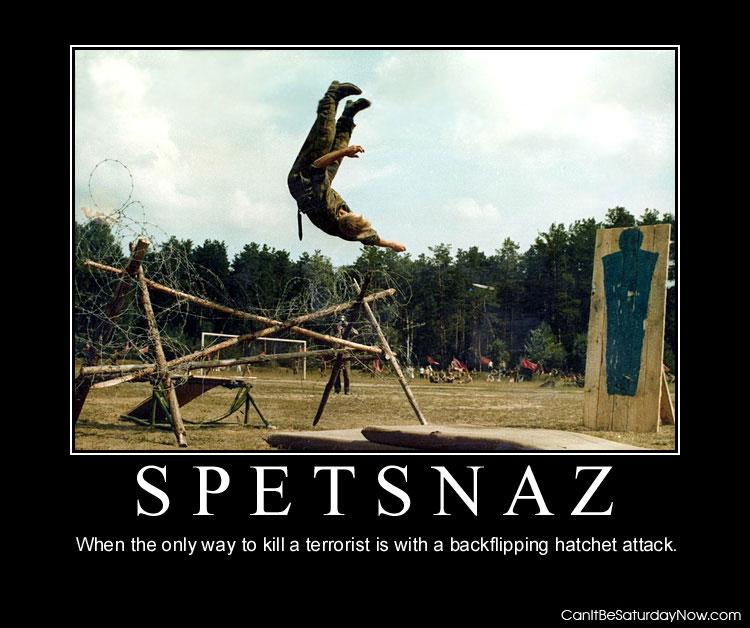 Spetsnaz - back flips