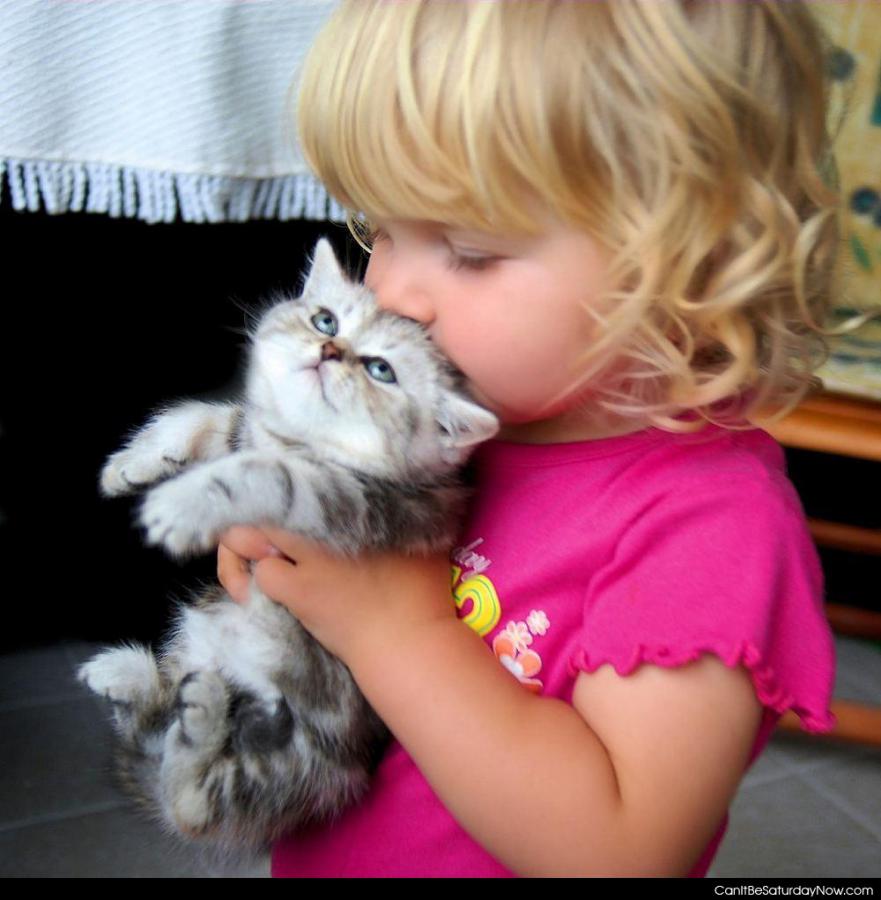 Kitty kiss - Kitty gets a kiss