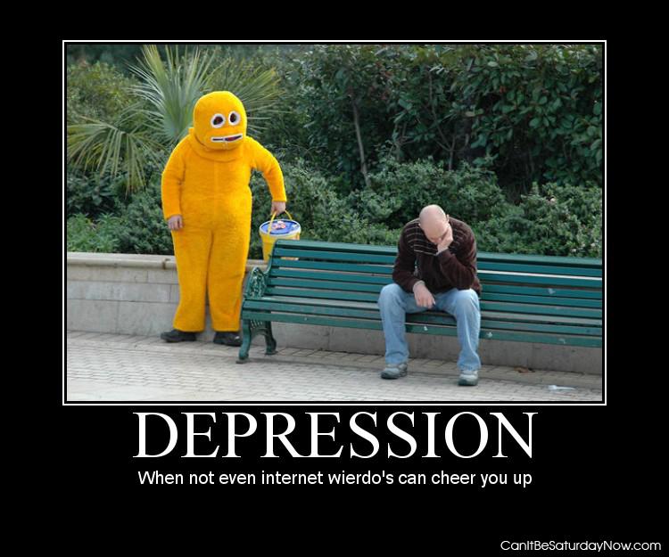 Depression - its bad when the internet can't cheer you up