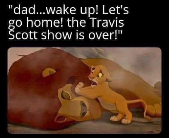 Travis Scott show - go home now