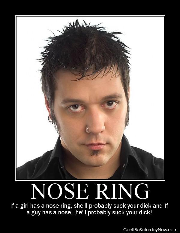 Nose Ring - it means something
