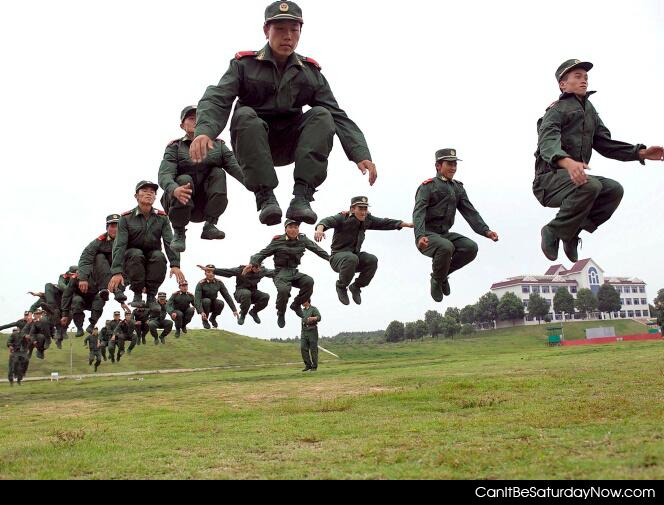 Jump troops - they can jump good