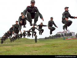 Jump troops