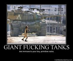 Rock vs tank