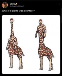 Giraffe centaur