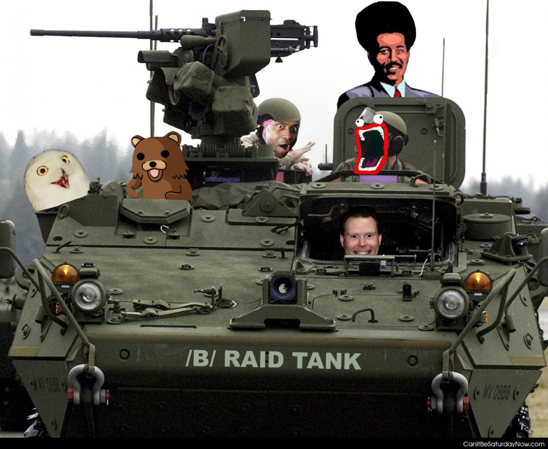 Raid tank - tank used to raid others