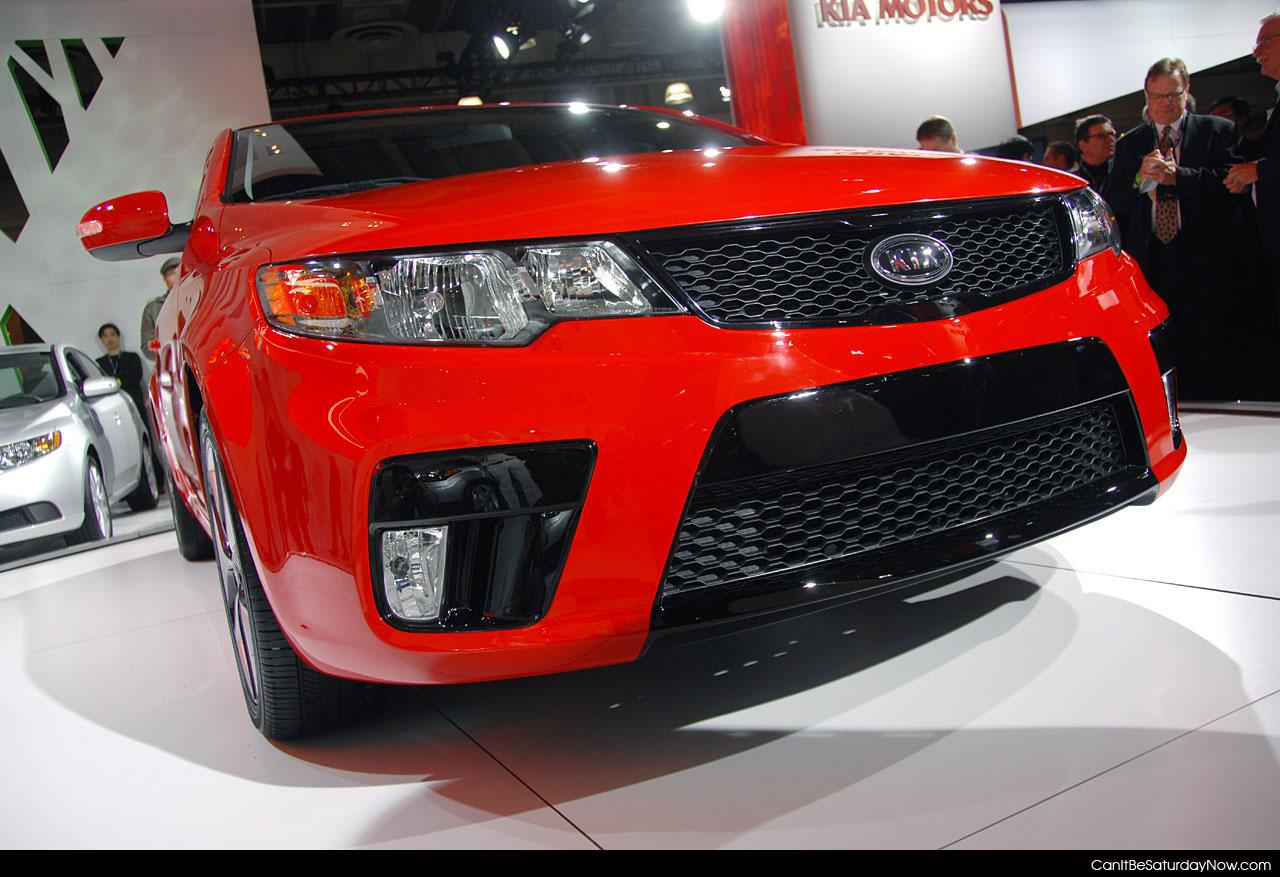 Red kia - Its red cause no one buys them