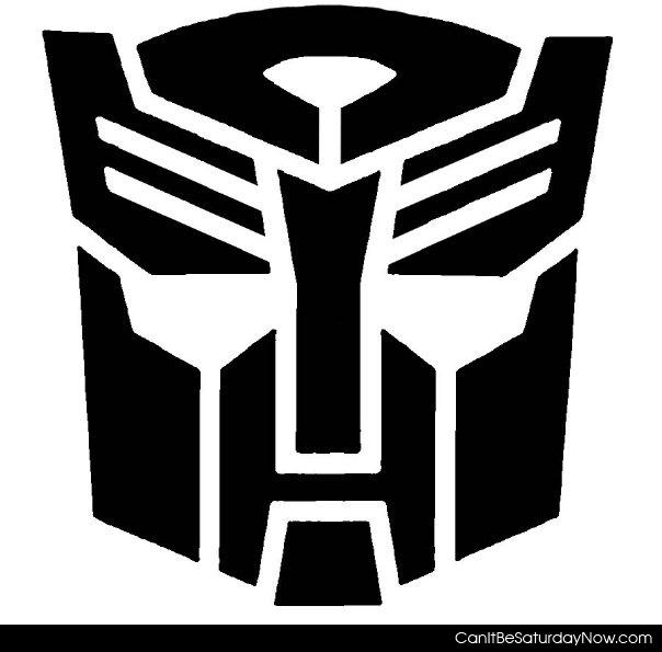 Transformers stencil - print it out or something