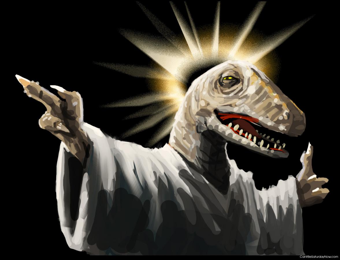 Raptor jesus - Why do you think lays the Easter eggs?