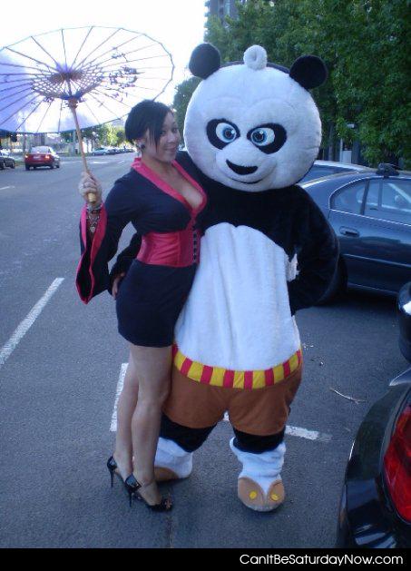 Kung foo panda - he likes hot chicks