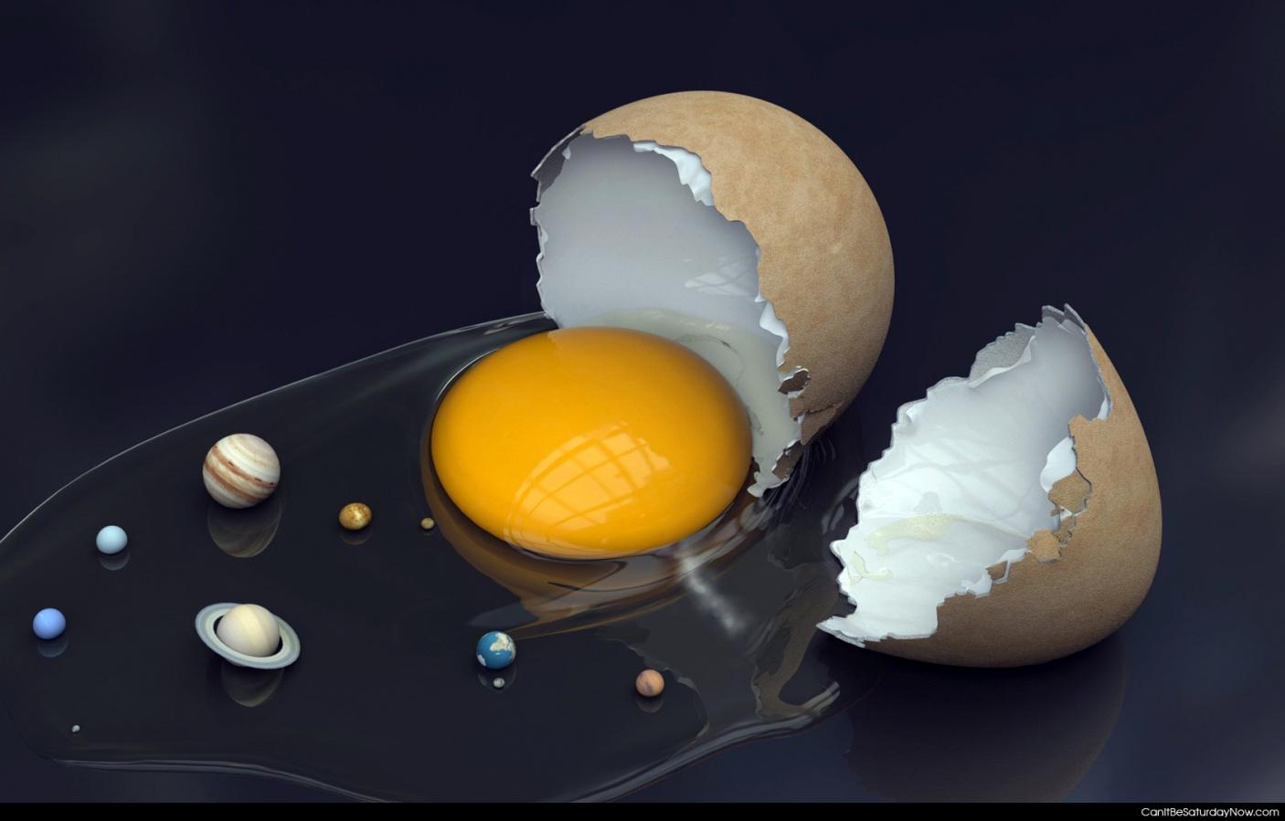 Egg universe - our universe is from an egg?