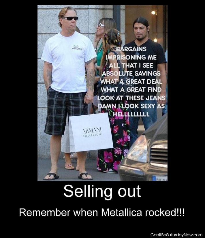 Metallica sell out - now they suck