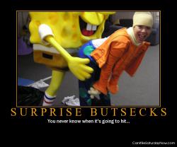Surprise sponge sex