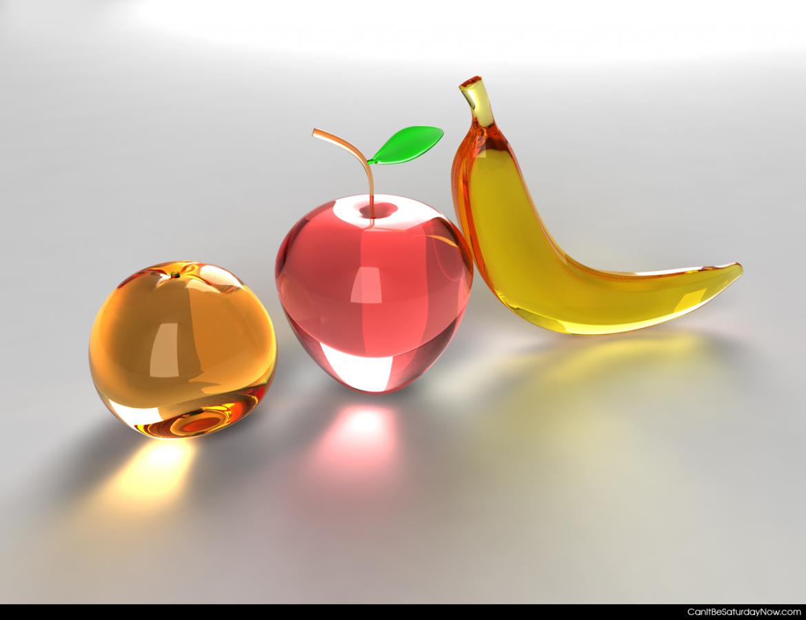 Cgi fruit - some one made some cgi fruit. i don't know why