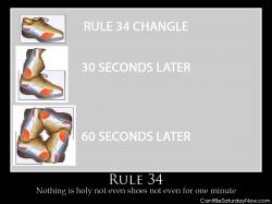 Rule 34 Shoe