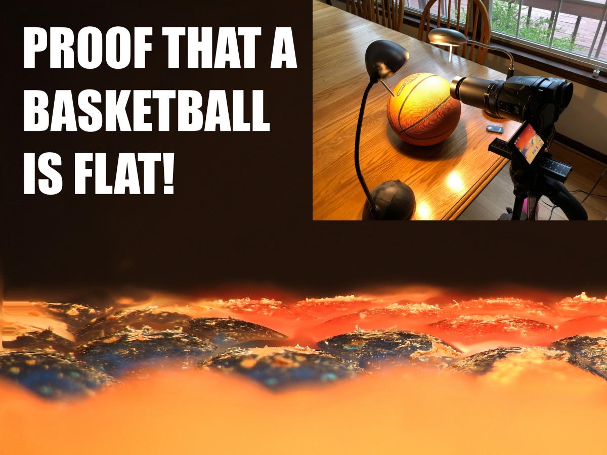 basketball is flat - proof