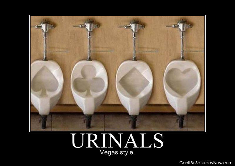 Vegas urinals - everything is different in Vegas