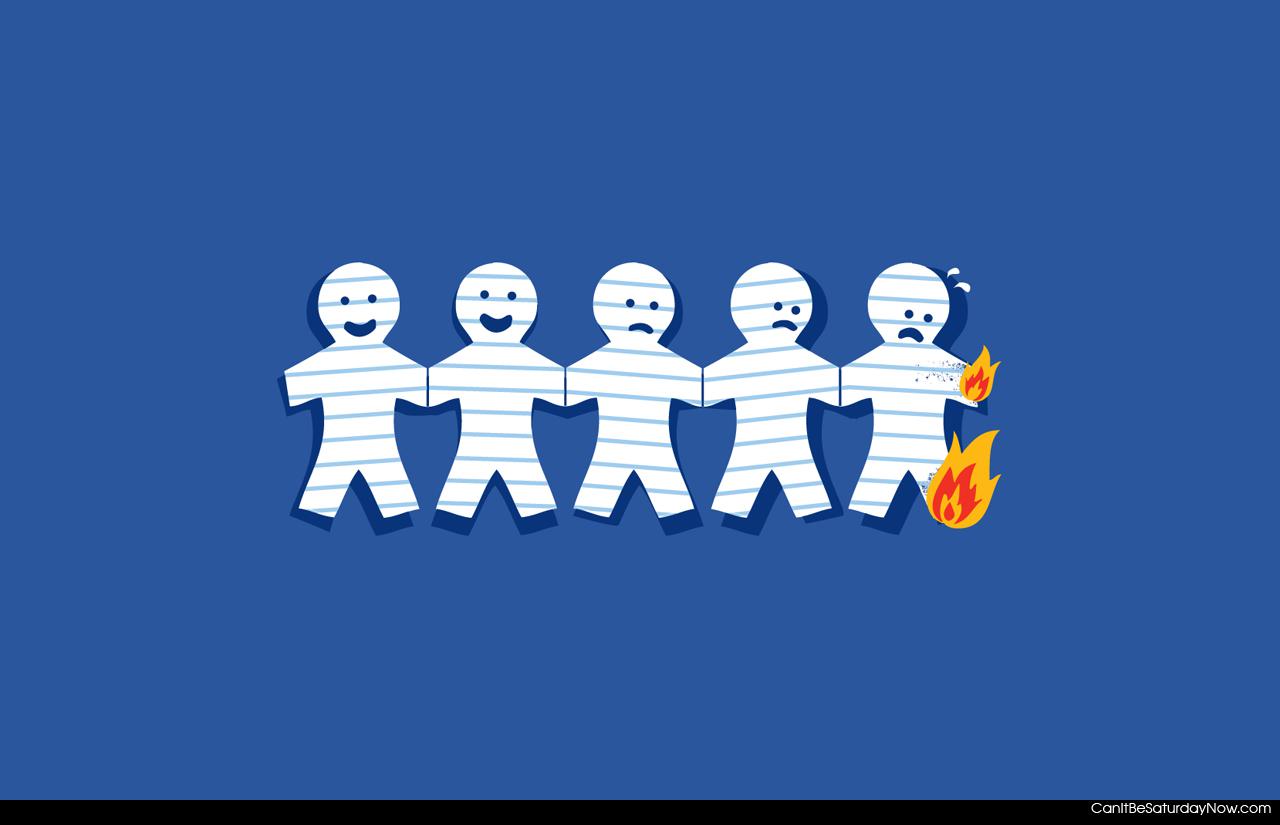 burn your friends - burn your friends if they are paper