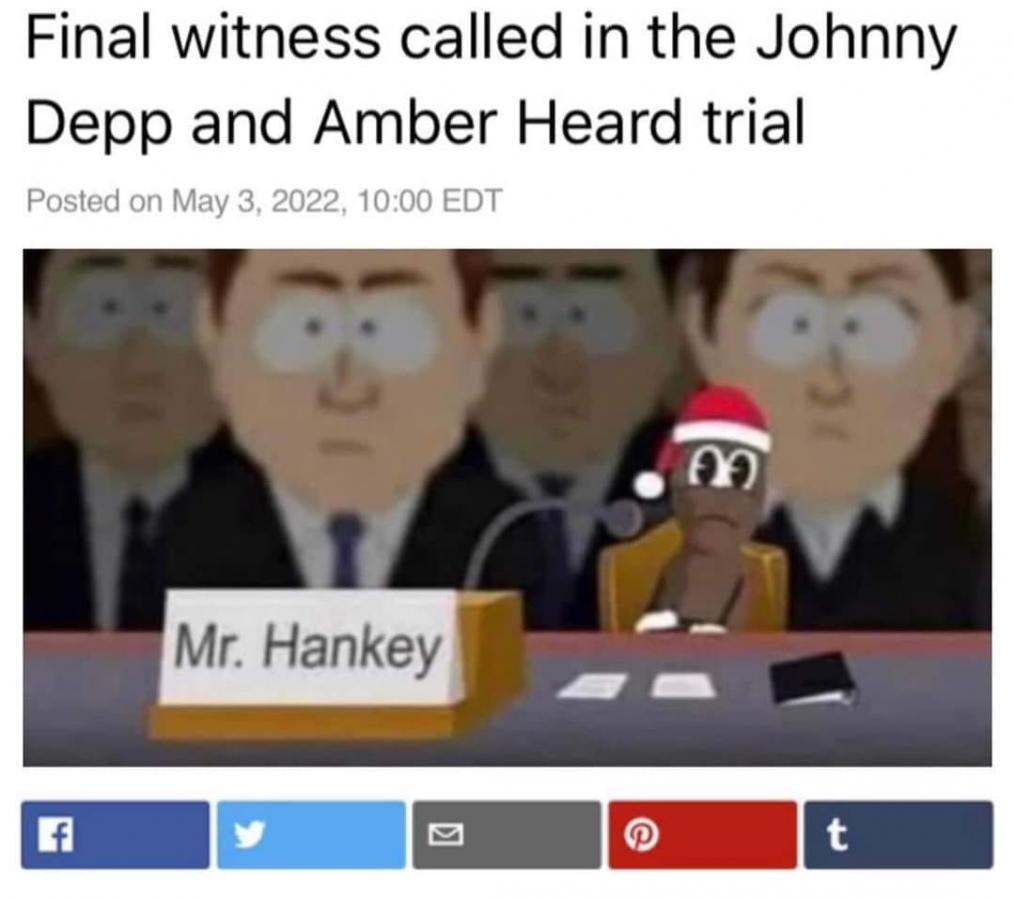 Mr Hankey witness - he knows his shit