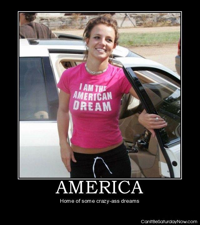 America Dream - we have crazy dreams