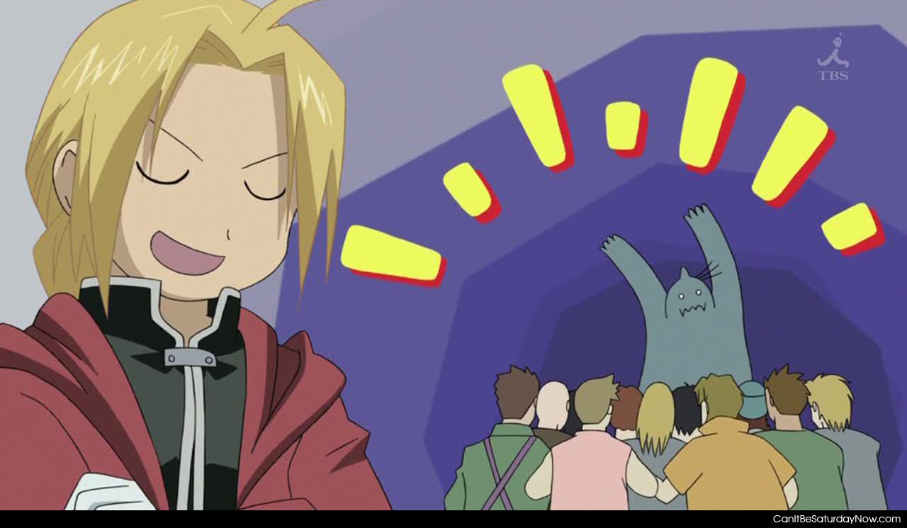 Full Metal Alchemist - Full Metal Alchemist and his brother Alphonse Elric