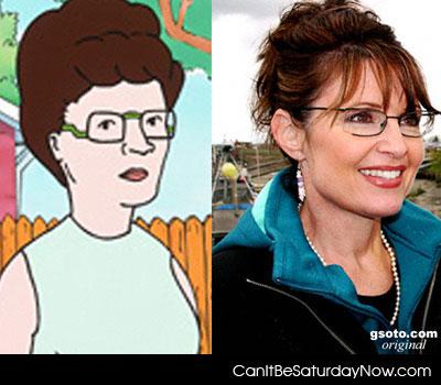 Peggy palin - Peggy totally looks like Palin
