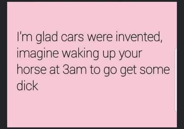 3am horse trip - just for some dick