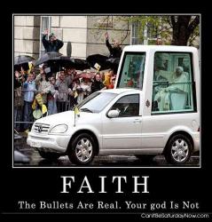 Faith vs bullets