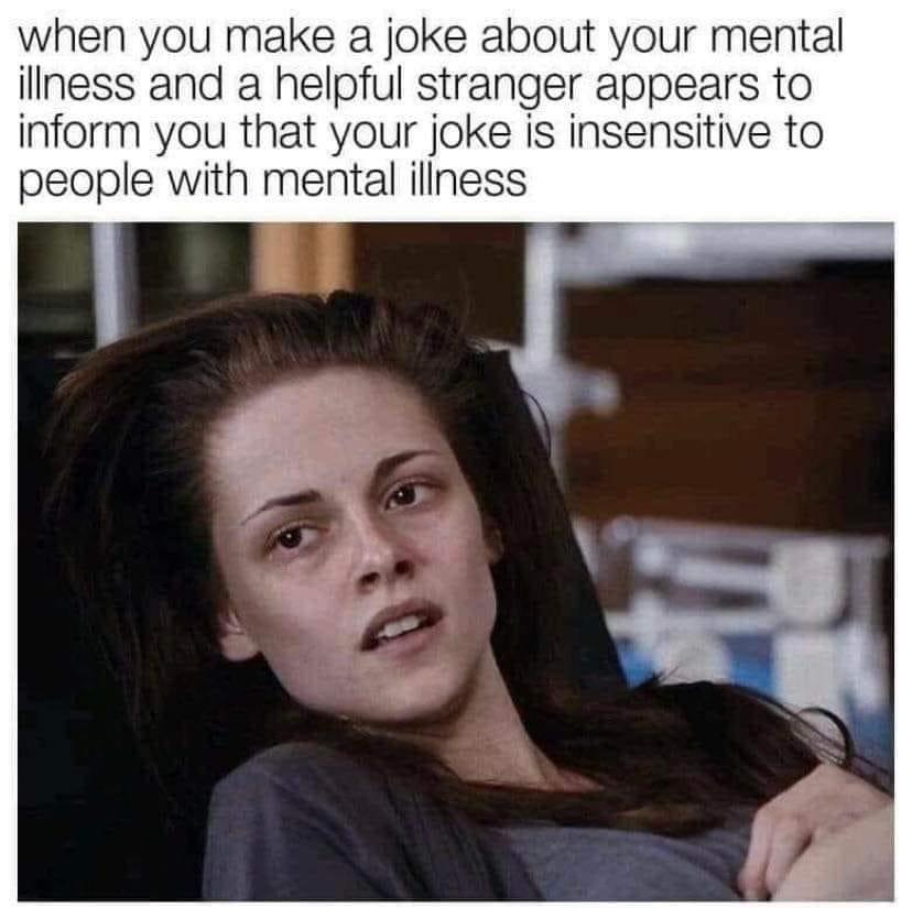 I can make fun of m - let use make the jokes