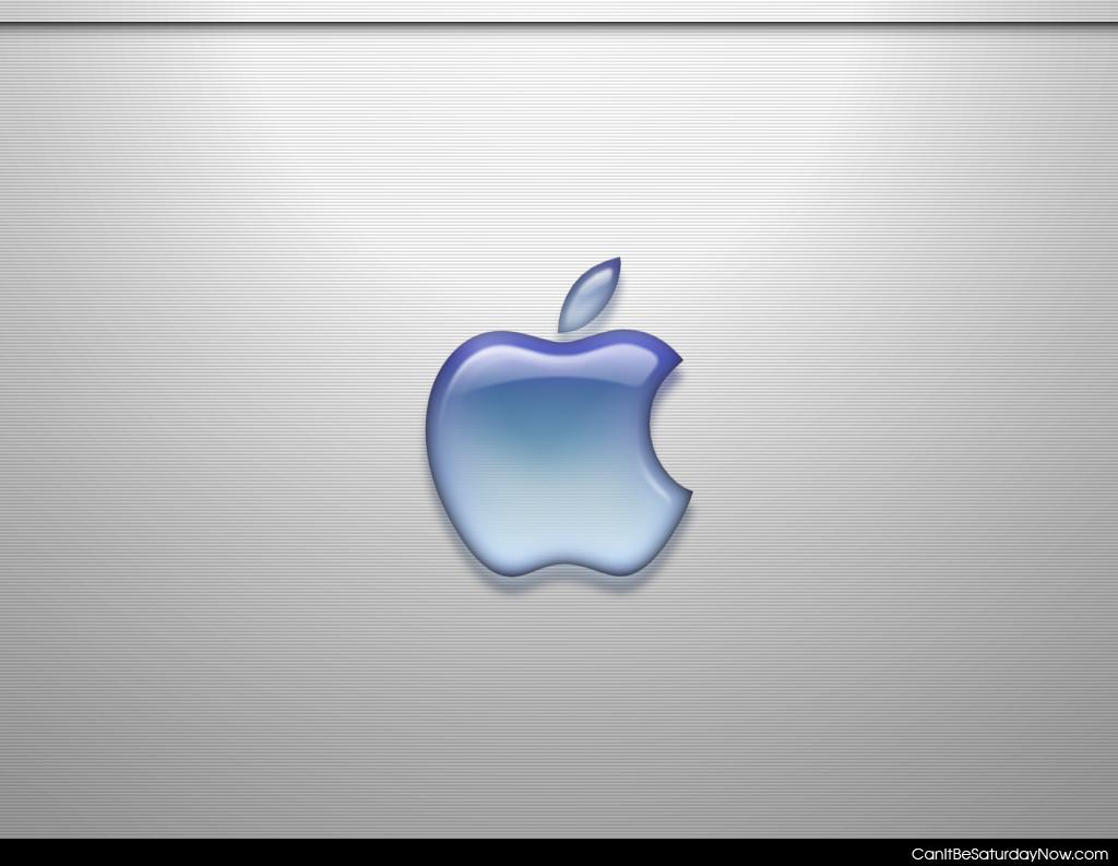 Blue mac - blue apple for your desktop background