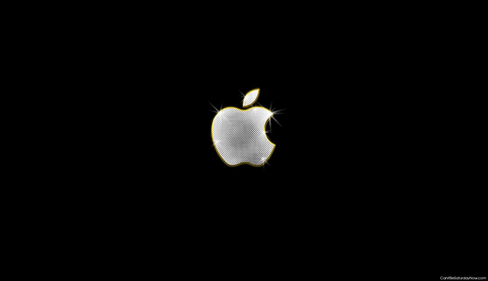 Bling apple - Apple with diamond bling