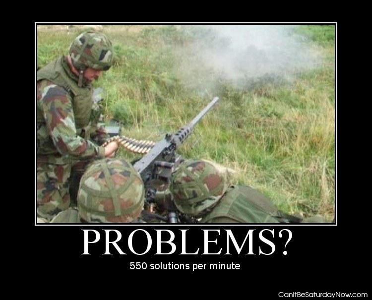 Problem solver - 550 per minute
