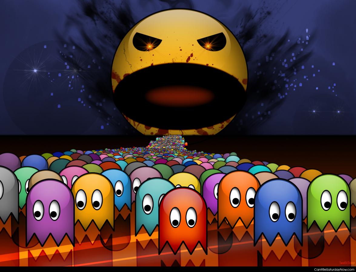 Pac man ghost hell - Hell for the ghosts from pac man