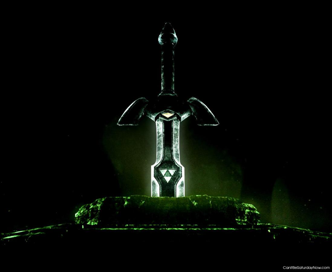 Triforce sword - Behold the power of the triforce sword