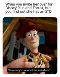 she has an STD