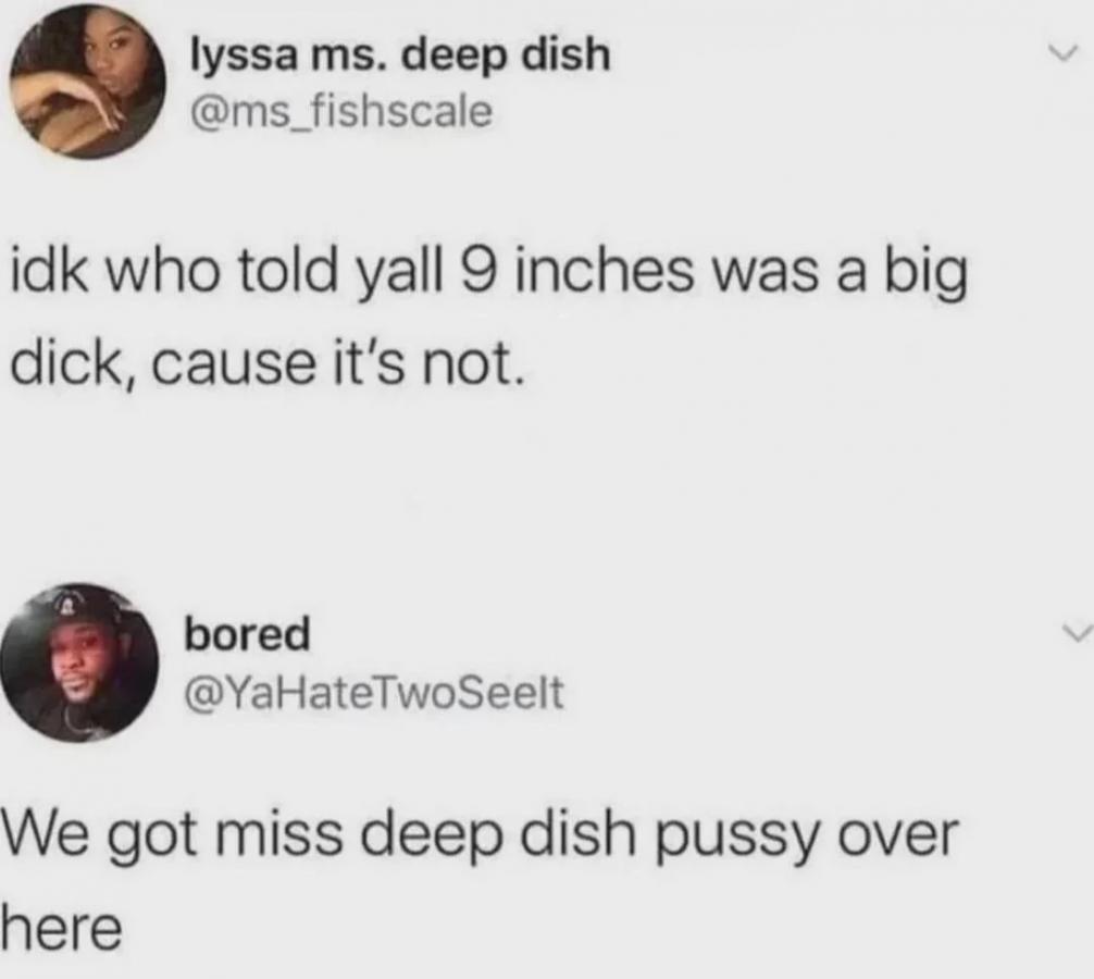 deep dish pussy - girl is a black hole