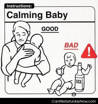 Calm the baby - how to calm the baby
