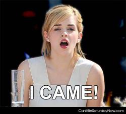 Emma came