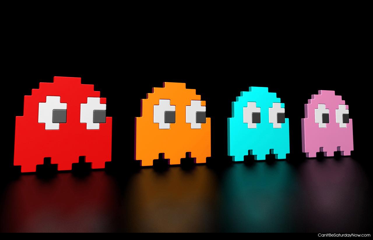 Pac man ghosts - the ghosts of pac man