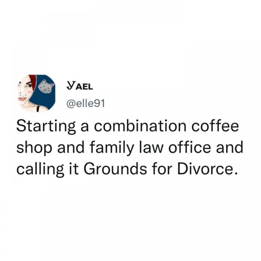 Grounds for Divorce - we love puns
